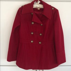 Michael Kors Classic Red wool coat